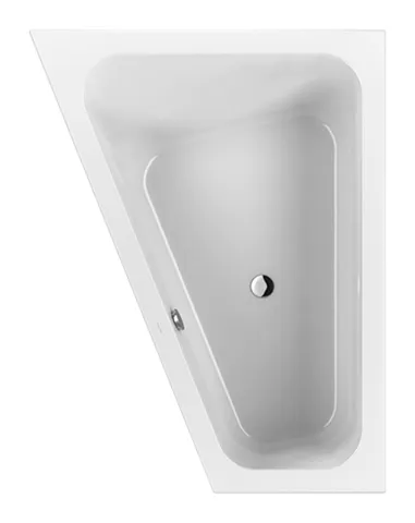 Villeroy & Boch Badewanne mit eckiger Innenform und umlaufenden Wannenrand „Loop & Friends“ trapez 175 × 135 cm, links, Mittelablauf in Weiß Alpin Villeroy & Boch Badewanne mit eckiger Innenform und umlaufenden Wannenrand „Loop & Friends“ trapez 175 × 135 cm, links, Mittelablauf in Weiß Alpin