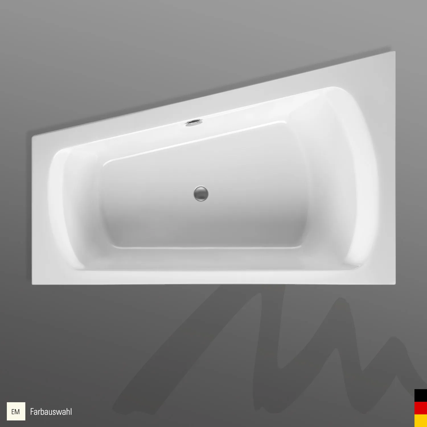 Mauersberger senecio Acryl-Badewanne Eckformen 170/105 rechts Mauersberger senecio Acryl-Badewanne Eckformen 170/105 rechts