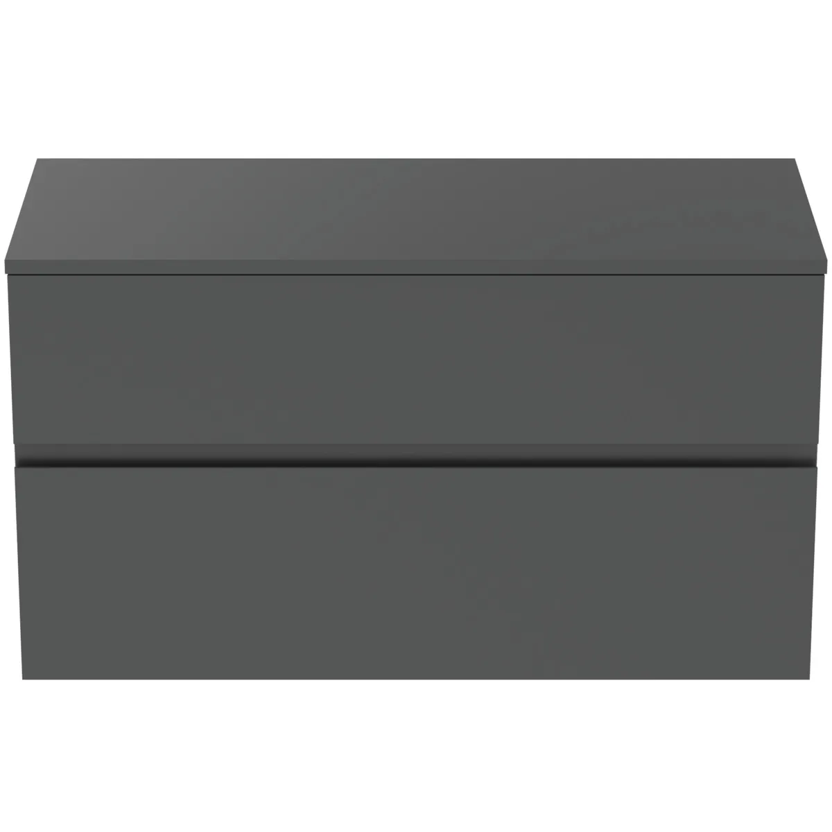 Ideal Standard Waschtischunterschrank „Finesse“ 100,2 × 55,8 × 44 cm Anthrazit matt lackiert Ideal Standard Waschtischunterschrank „Finesse“ 100,2 × 55,8 × 44 cm Anthrazit matt lackiert