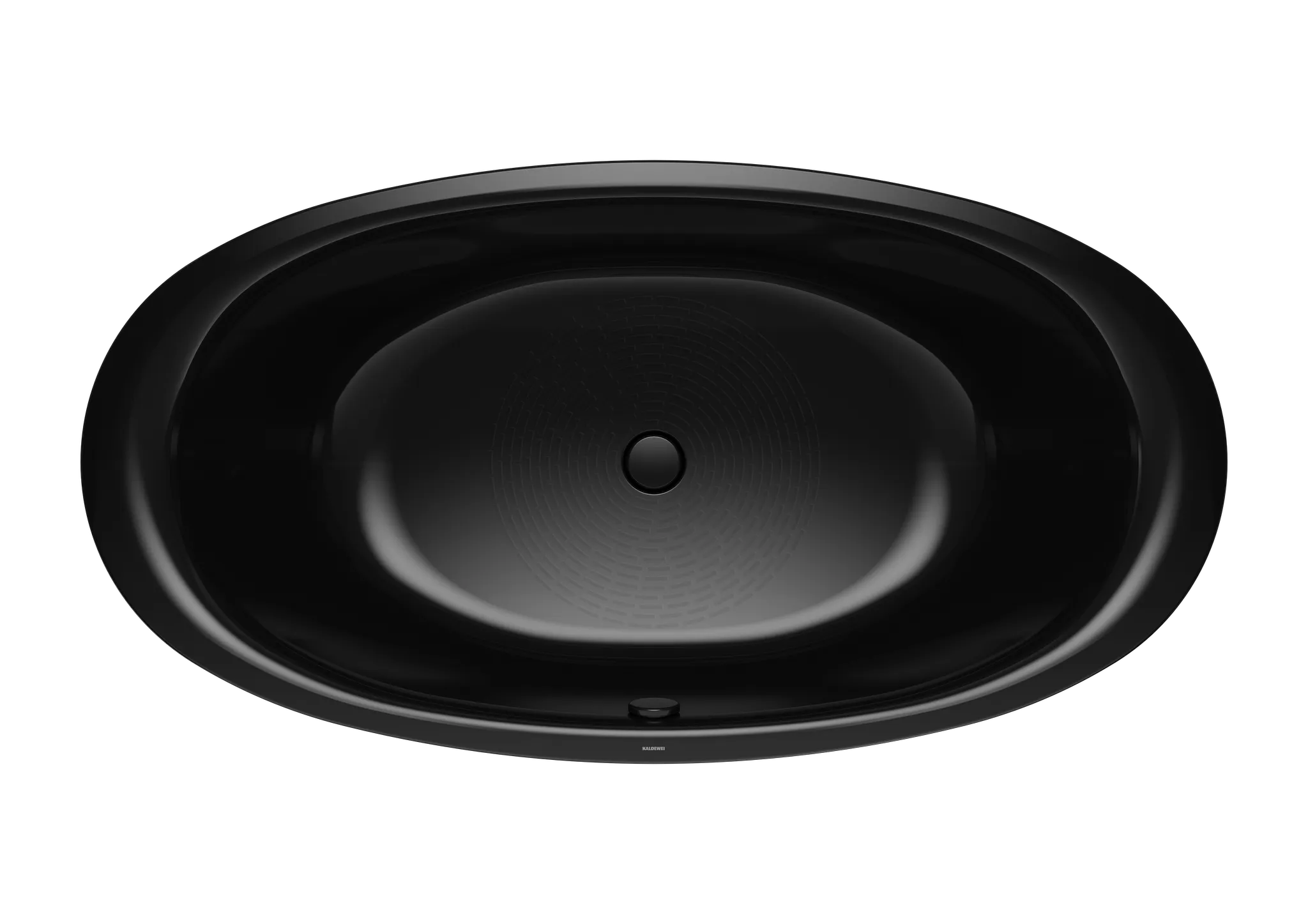 Kaldewei Badewanne „Ellipso Duo Oval“ oval 190 × 100 cm, mit Grifflochbohrungen in schwarz Kaldewei Badewanne „Ellipso Duo Oval“ oval 190 × 100 cm, mit Grifflochbohrungen in schwarz