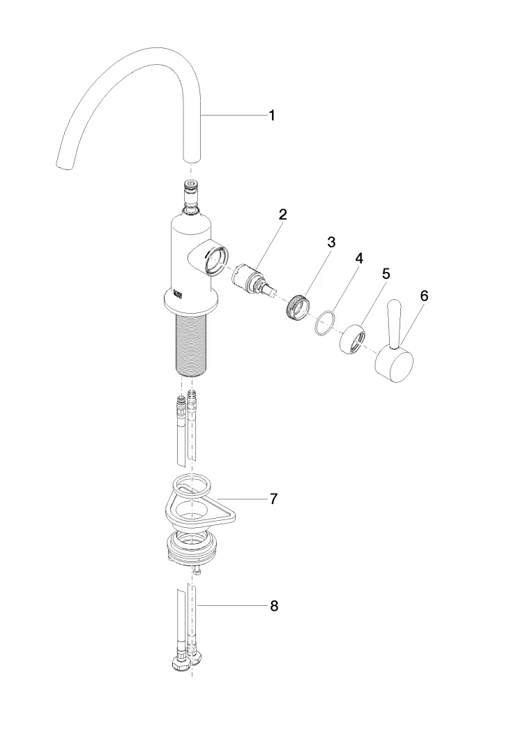 Einhebelmischer VAIA Chrom 33800809
