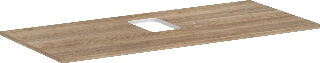 Hansgrohe Xelu Q Konsole, Eiche Natur, 1.180 x 540 mm, mittiger Beckenausschnitt für Aufsatzwaschtisch mit Hahnloch Hansgrohe Xelu Q Konsole, Eiche Natur, 1.180 x 540 mm, mittiger Beckenausschnitt für Aufsatzwaschtisch mit Hahnloch