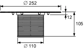 drainpoint S Aufstockelement mit Seal System Universalflansch drainpoint S Aufstockelement mit Seal System Universalflansch