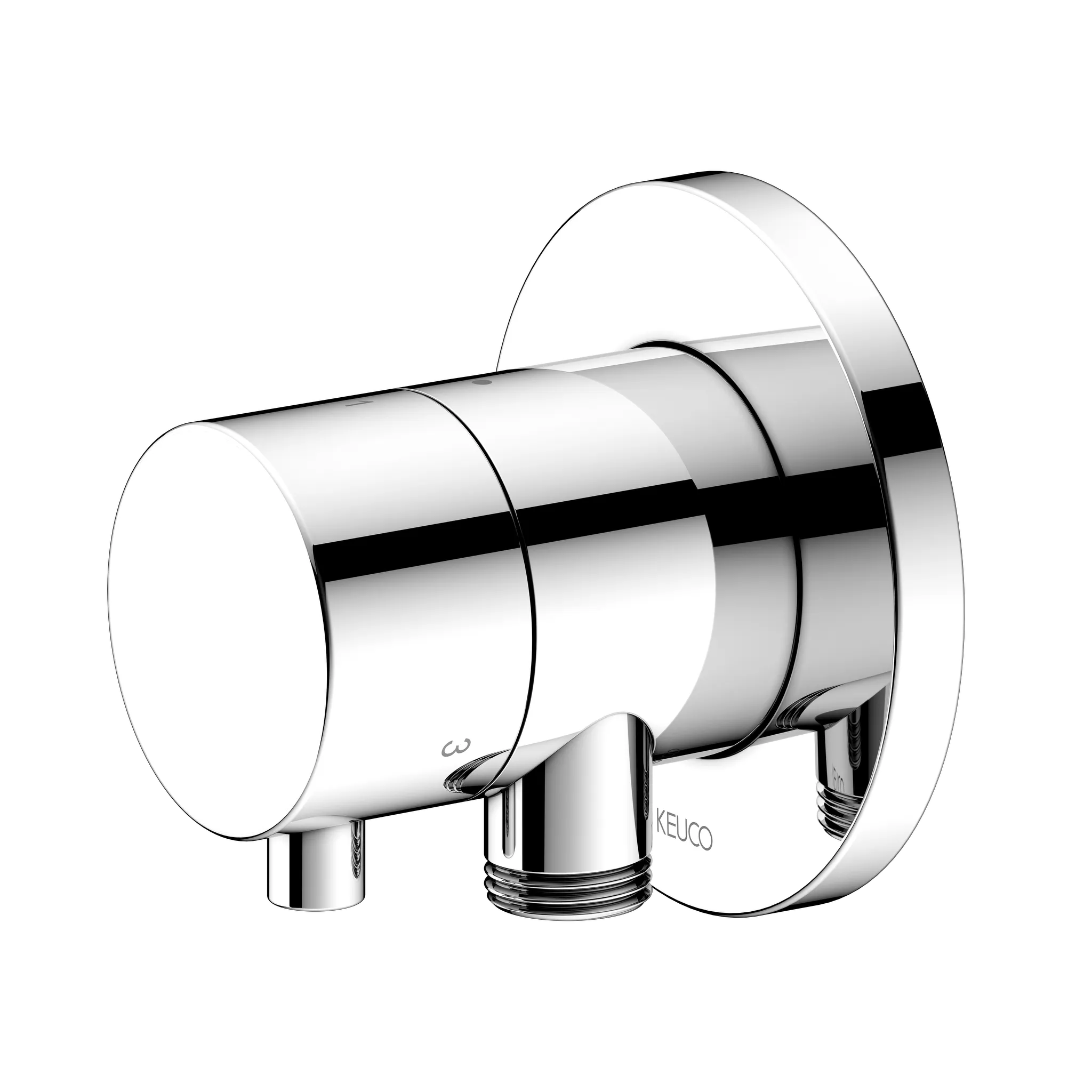 IXMO 59548011201 3-Wege Umstellventil UP DN15 mit Schlauchanschl./Brauseh. IXMO Comfort, rund verchromt