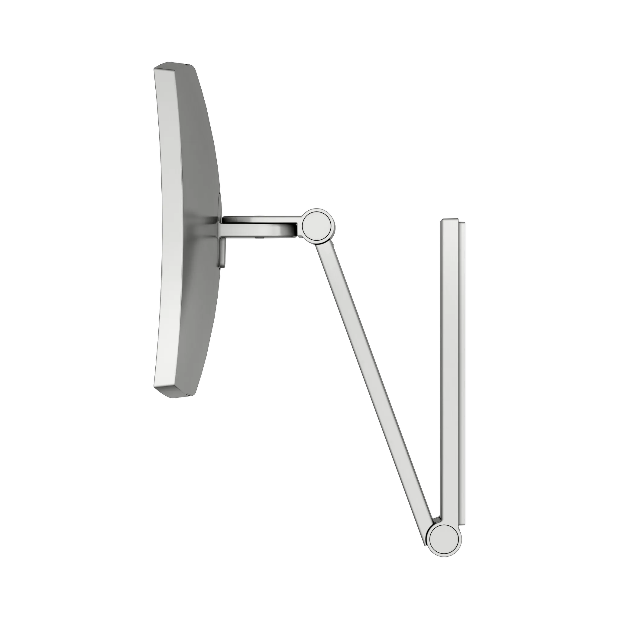 KEUCO Kosmetikspiegel iLook_move unbeleuchtet, Wandmodell, eckig, Edelstahl-finish KEUCO Kosmetikspiegel iLook_move unbeleuchtet, Wandmodell, eckig, Edelstahl-finish