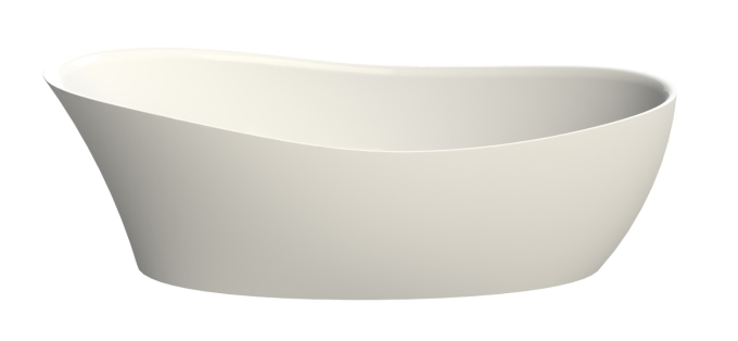 Hoesch Badewanne „Namur Lounge“ freistehend oval 180 × 80 cm in Weiß