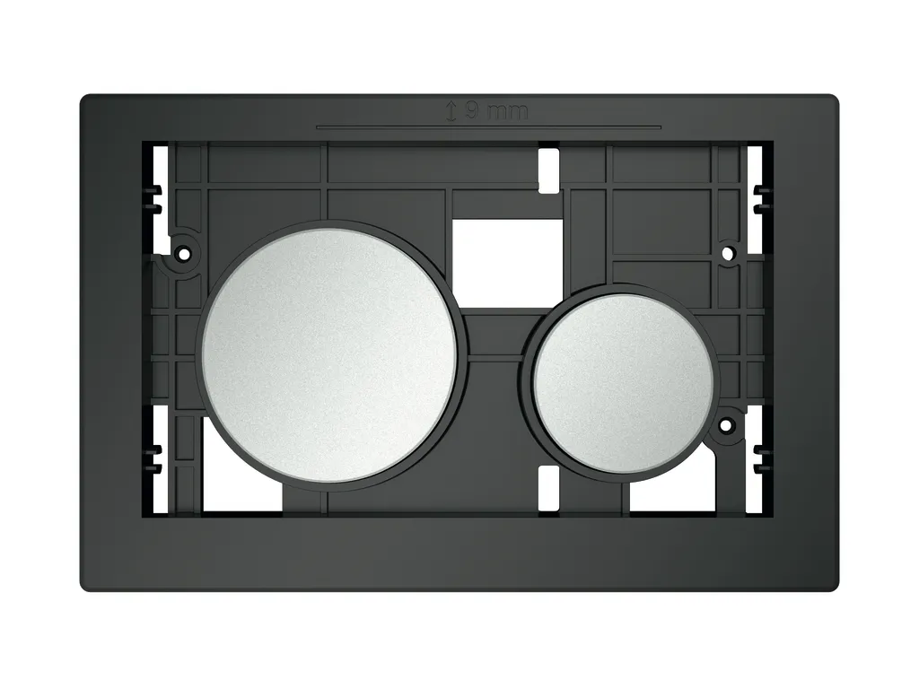 loop Betätigungseinheit für WC-Bet., Tasten Chrom matt loop Betätigungseinheit für WC-Bet., Tasten Chrom matt