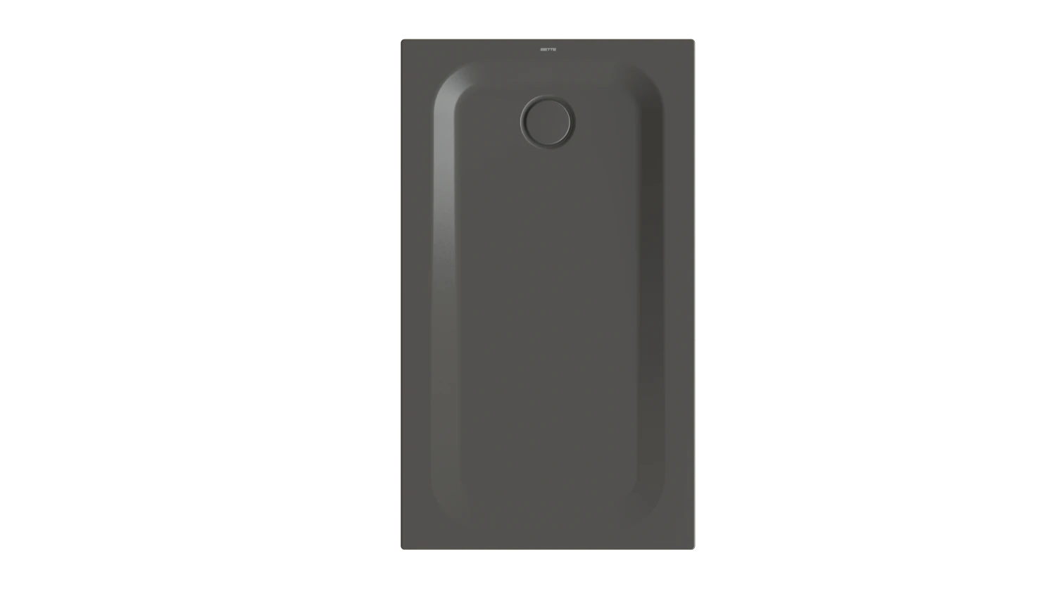 Bette rechteck Duschwanne „BetteUltra“ 1300 × 750 mm mit BetteAntirutsch Pro, ohne Oberflächenveredelung, ohne Wannenträger, in Anthracite