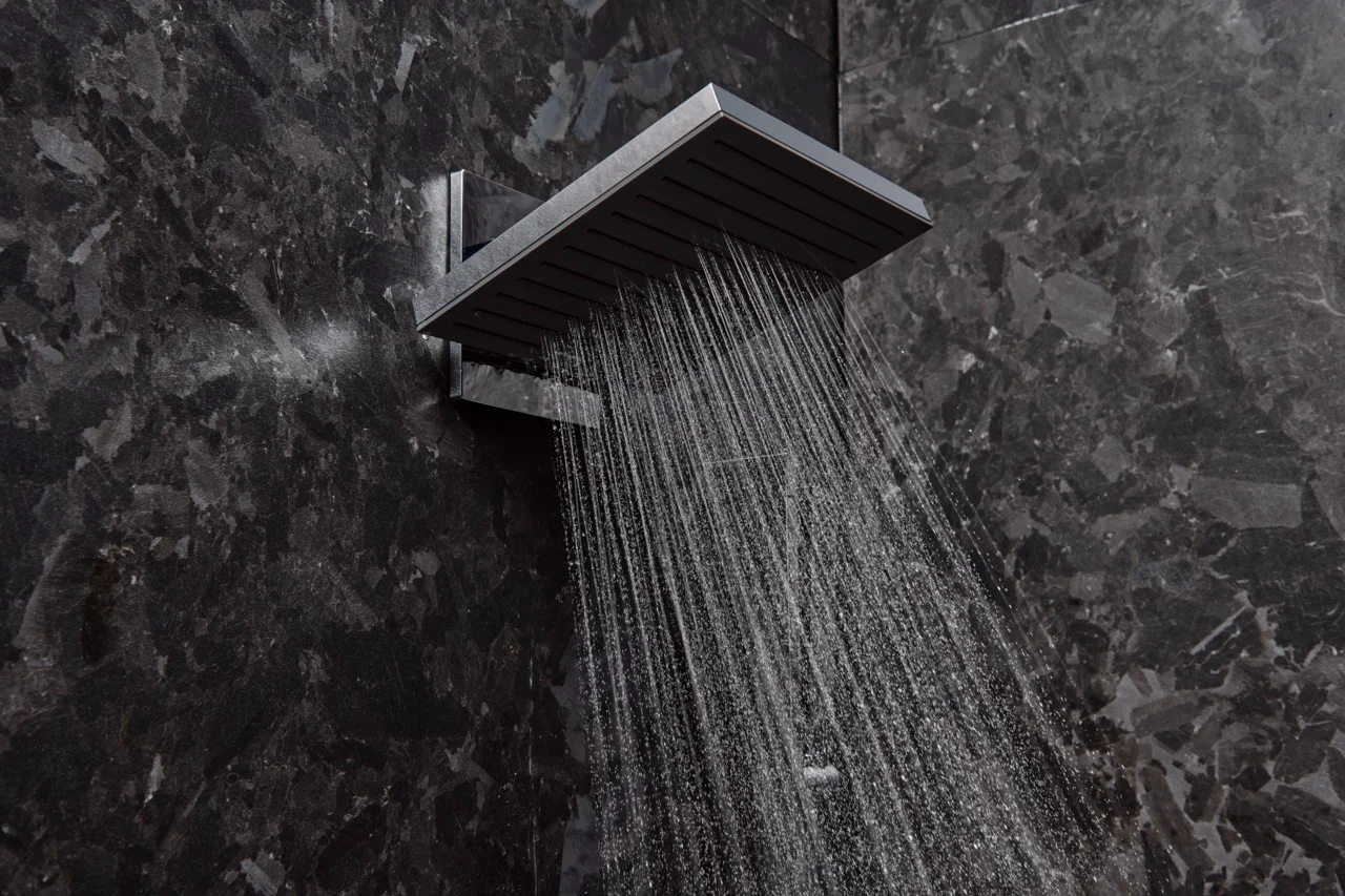 Hansgrohe Pulsify E Kopfbrause 2jet EcoSmart Chrom, 260 x 260 mm, PowderRain & Intense PowderRain, verstellbarer Winkel, abnehmbar zur Reinigung