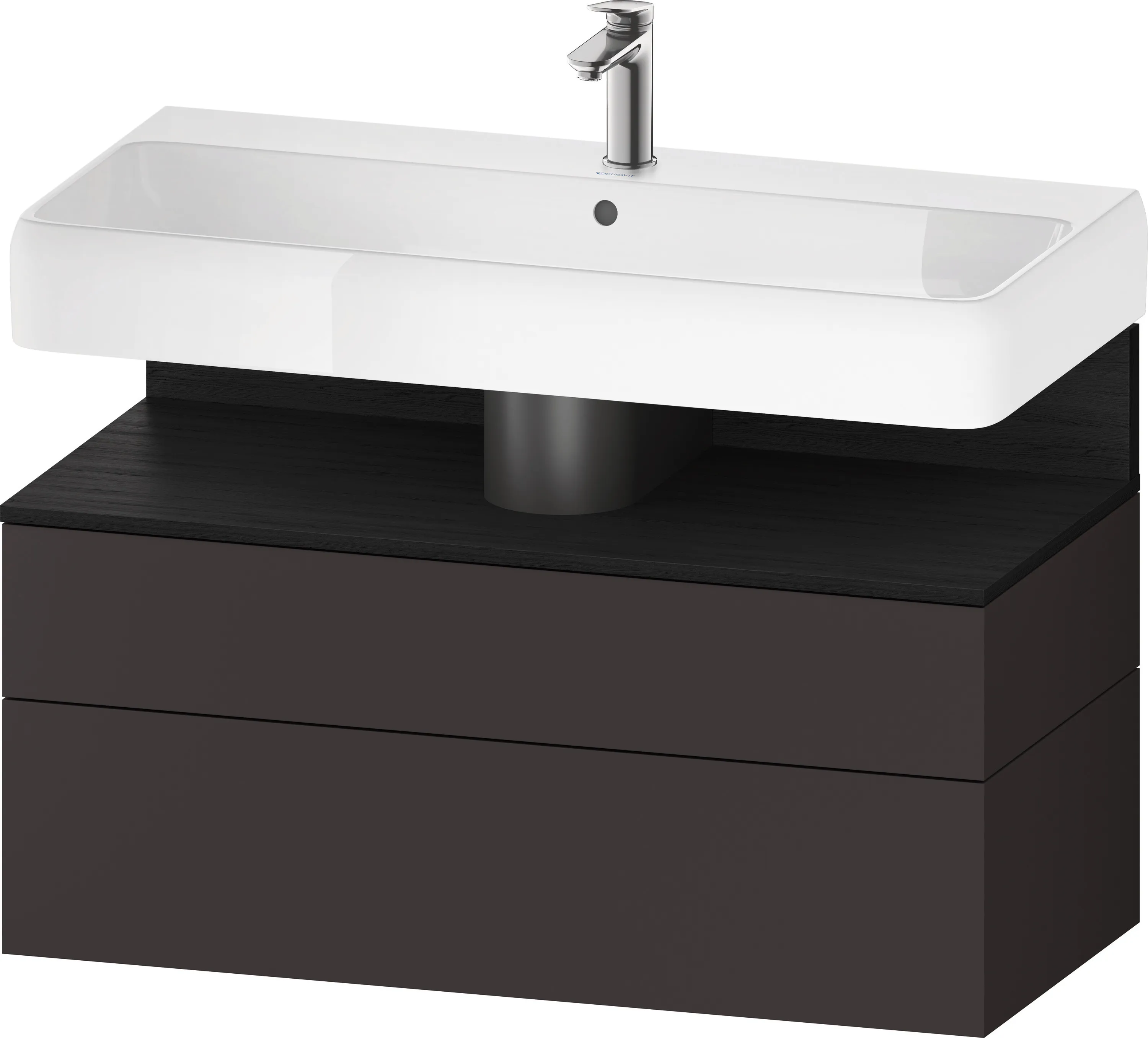 Duravit Waschtischunterschrank wandhängend „Qatego“ 99 × 59 × 47 cm, ohne Beleuchtung