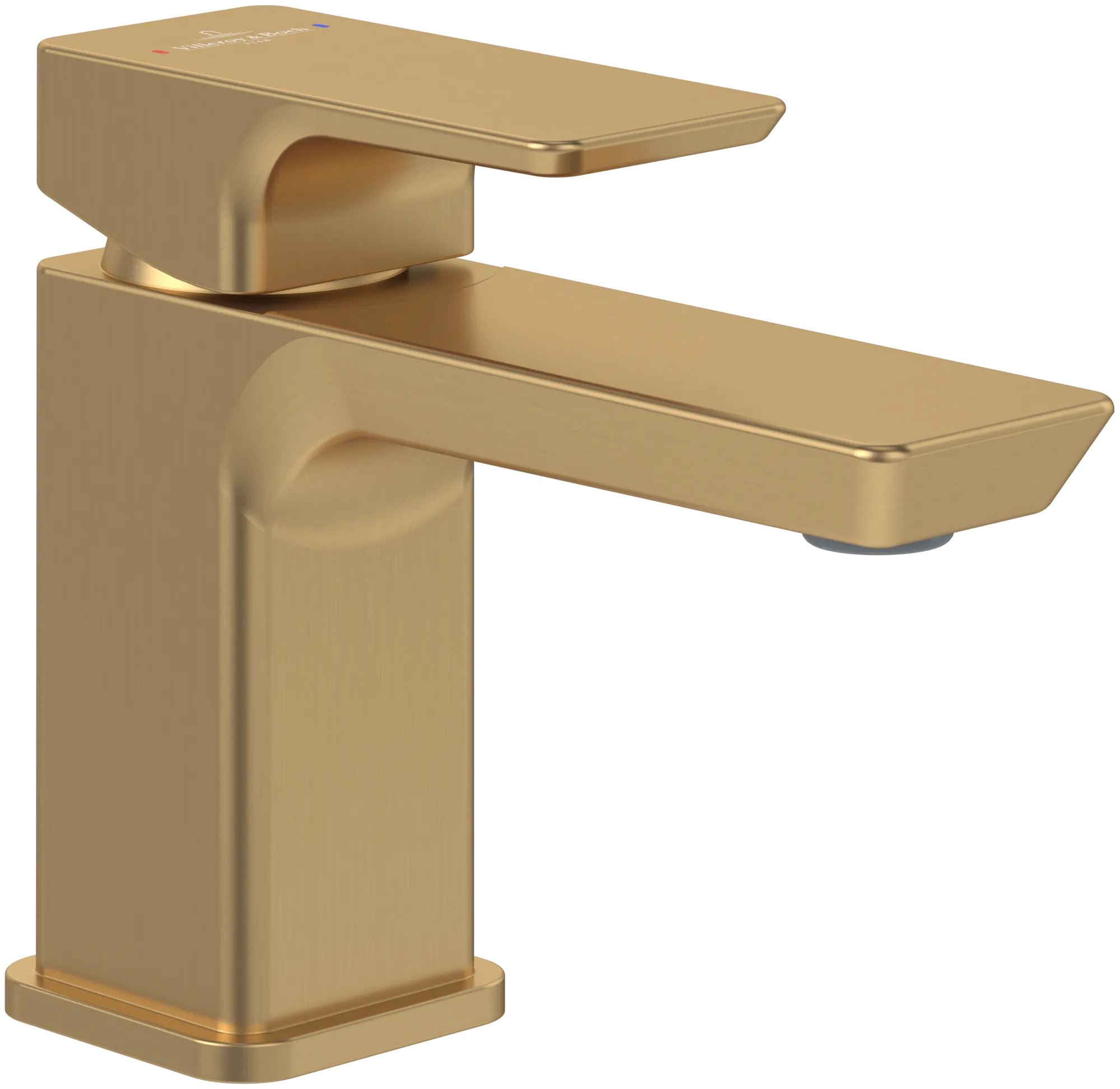 Einhand-Waschtischarmatur „Subway 3.0“ 15,4 cm Ausladung 112 mm in Brushed Gold Einhand-Waschtischarmatur „Subway 3.0“ 15,4 cm Ausladung 112 mm in Brushed Gold