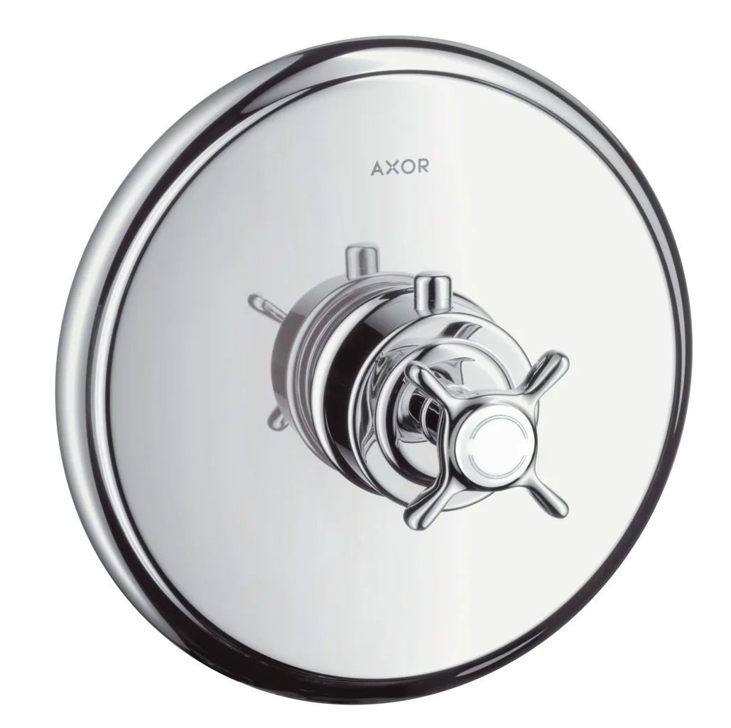 Hansgrohe AXOR Montreux Thermostat Unterputz HighFlow, Brushed Nickel, max. Durchfluss 59 l/min, einstellbare Temperaturbegrenzung, Rückflussverhinderer, Schalldämpfer Hansgrohe AXOR Montreux Thermostat Unterputz HighFlow, Brushed Nickel, max. Durchfluss 59 l/min, einstellbare Temperaturbegrenzung, Rückflussverhinderer, Schalldämpfer