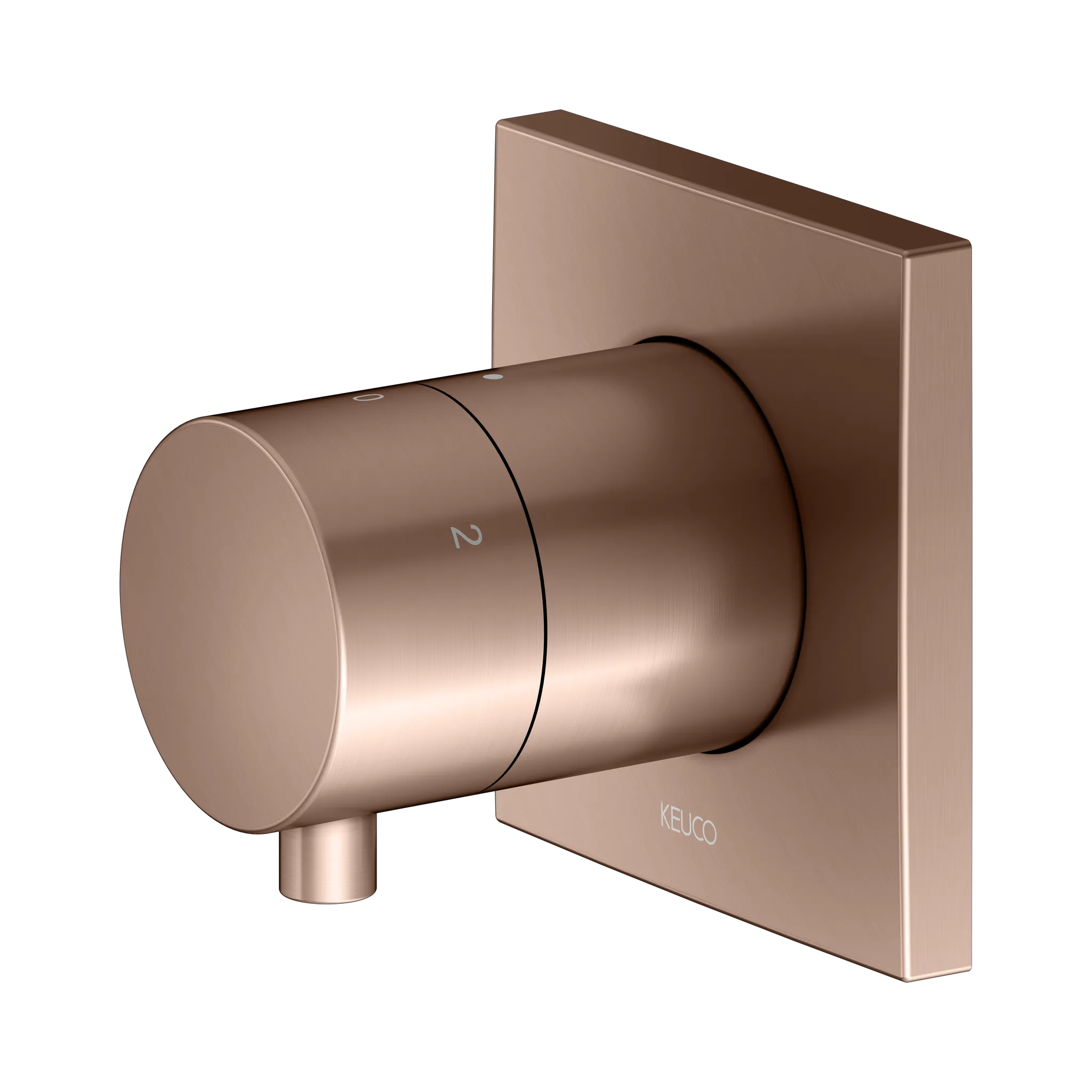 IXMO 3-Wege Ab- u. Umstellventil UP Rotgold gebürstet IXMO 3-Wege Ab- u. Umstellventil UP Rotgold gebürstet