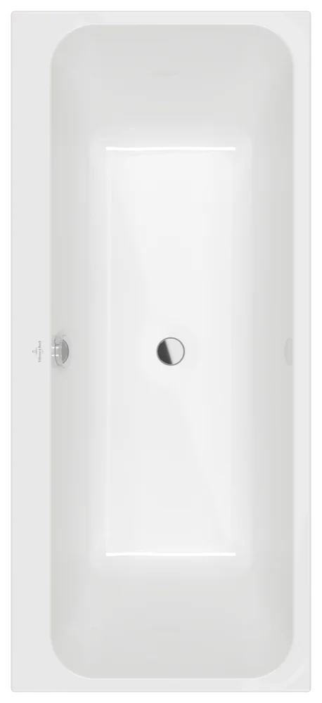 Villeroy & Boch Architectura Badewanne UCE177ARE2B1V, Rechteck, Acryl, 1700 x 700 mm, Weiß Alpin, Whirlpoolsystem Combipool Entry (CE), Technik Position 1