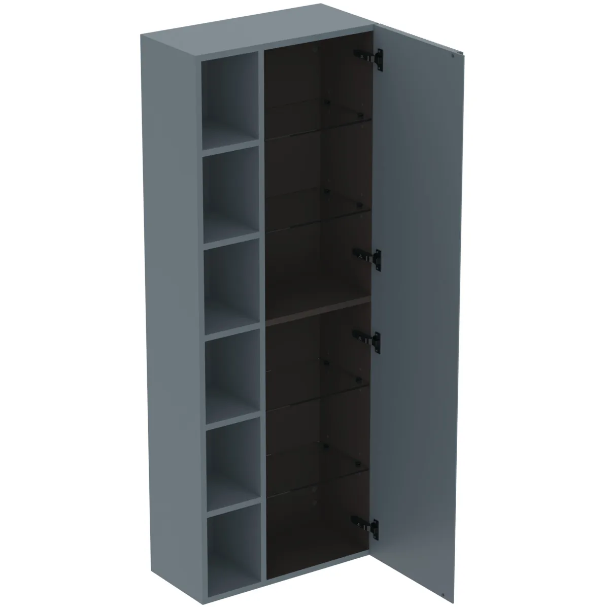 Ideal Standard Hochschrank Finesse 600x300x1600mm Aschblau matt