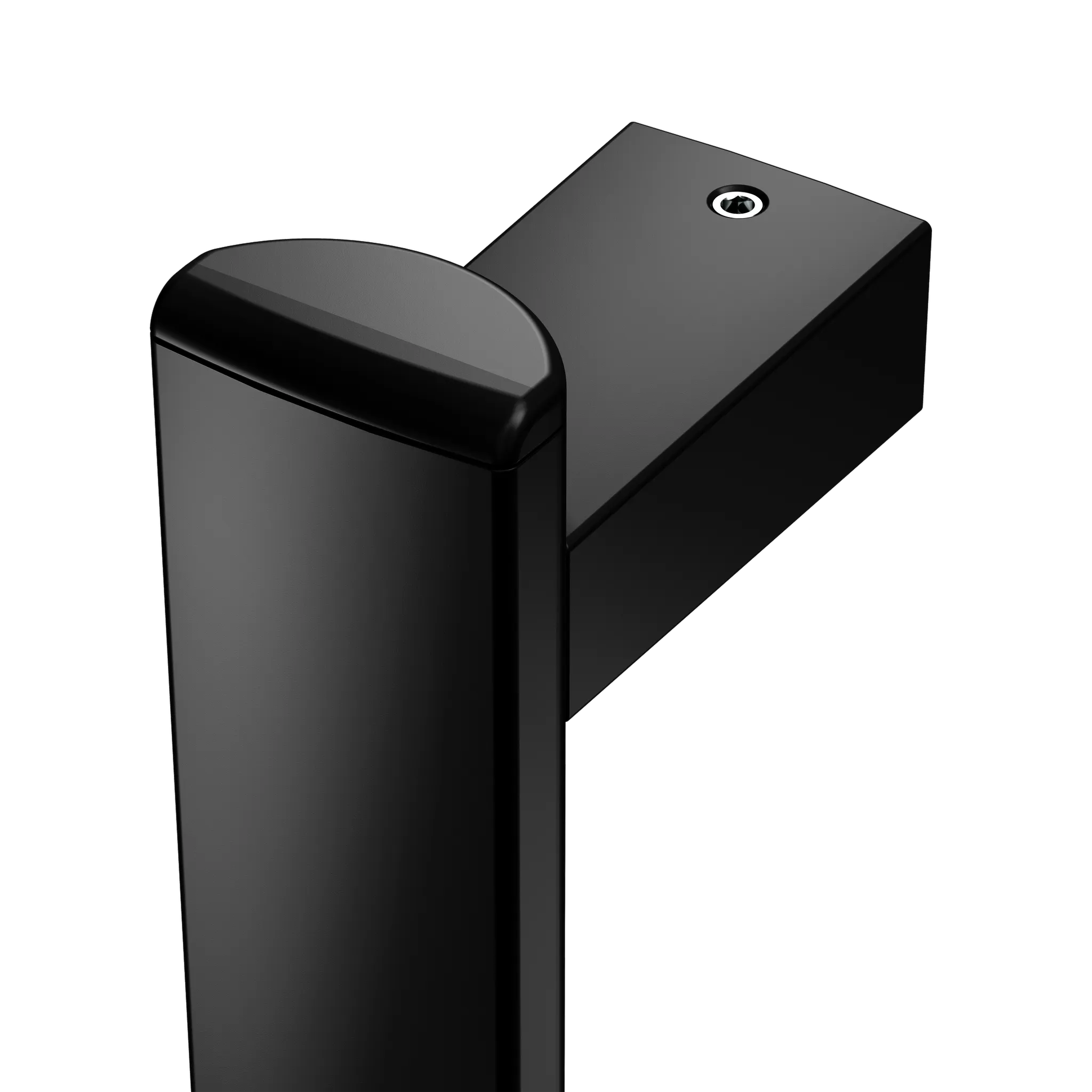 KEUCO Duschhandlauf mit Brausestange „Axess“ 932 × 1000 × 1301 mm Ausführung in Schwarz (matt)