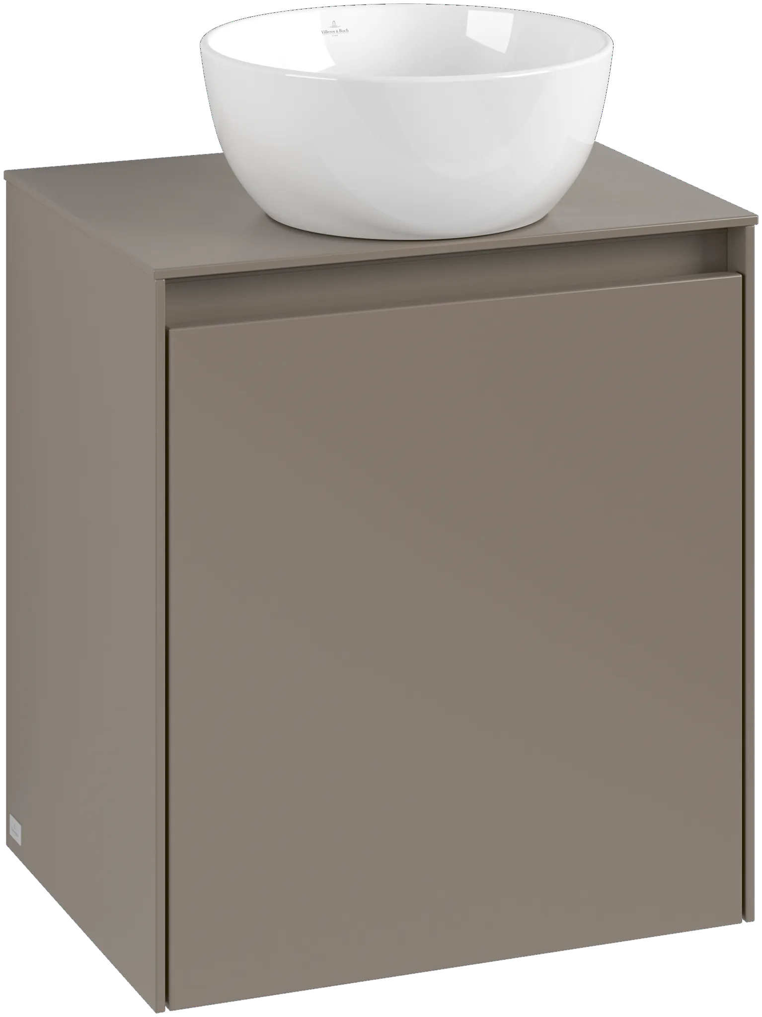 Villeroy & Boch Waschtischunterschrank „Collaro“ 500 × 548 × 380 mm White Oak, für Becken mittig, Anschlag links, ohne Beleuchtung Villeroy & Boch Waschtischunterschrank „Collaro“ 500 × 548 × 380 mm White Oak, für Becken mittig, Anschlag links, ohne Beleuchtung