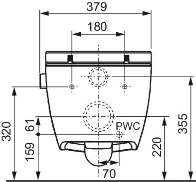 TECEone Dusch-Toilette für Kaltwasser TECEone Dusch-Toilette für Kaltwasser