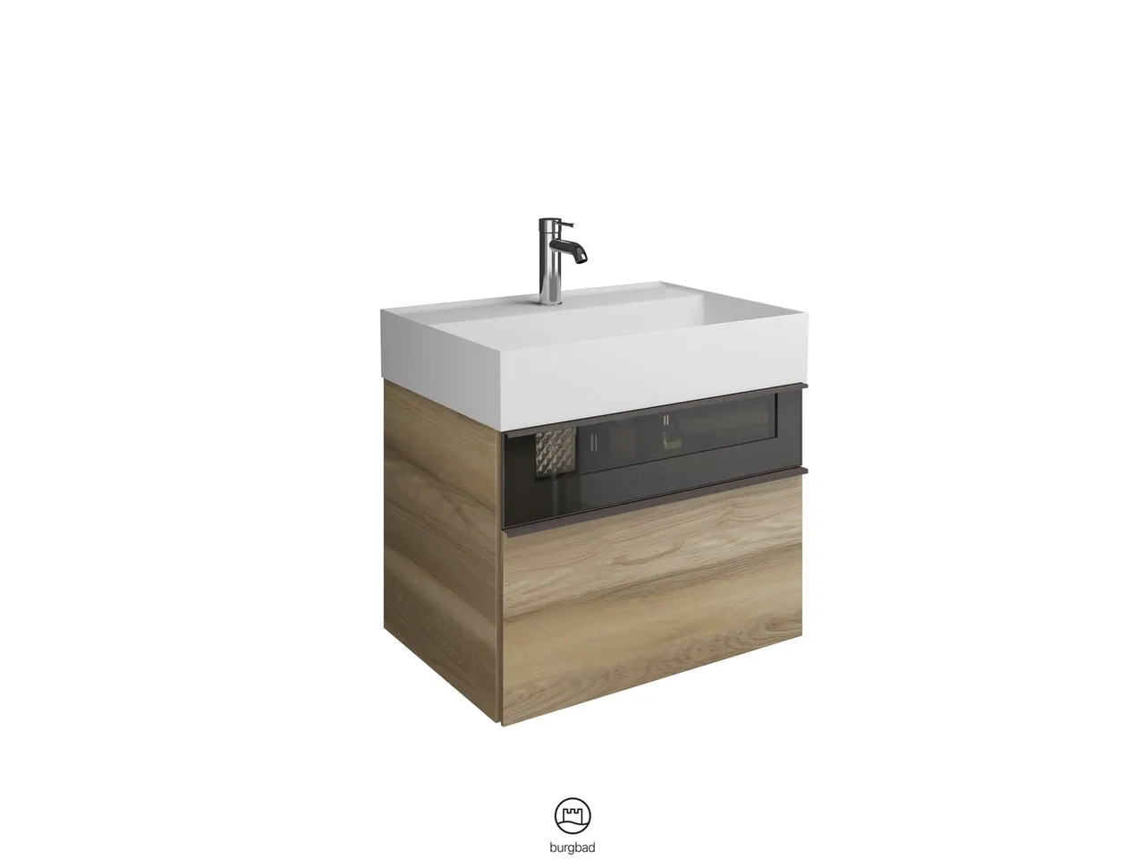 burgbad Badmöbelset „Yumo“ in Tectona Dekor Zimt burgbad Badmöbelset „Yumo“ in Tectona Dekor Zimt