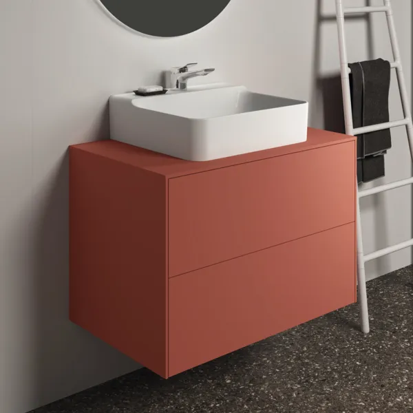 Ideal Standard Waschtischunterschrank „Conca“ 80,2 × 55 × 50,5 cm Sunset matt lackiert Ideal Standard Waschtischunterschrank „Conca“ 80,2 × 55 × 50,5 cm Sunset matt lackiert