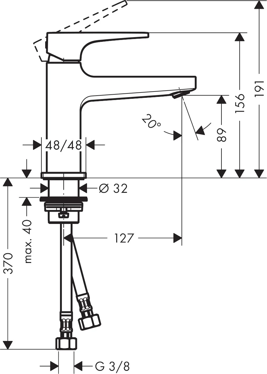 Hansgrohe Metropol Einhebel-Waschtischmischer 100 BBR, Brushed Bronze, Ausladung 127 mm, Auslaufhöhe 89 mm, Push-Open Ablaufgarnitur G 11/4, max. Durchflussmenge 5 l/min Hansgrohe Metropol Einhebel-Waschtischmischer 100 BBR, Brushed Bronze, Ausladung 127 mm, Auslaufhöhe 89 mm, Push-Open Ablaufgarnitur G 11/4, max. Durchflussmenge 5 l/min