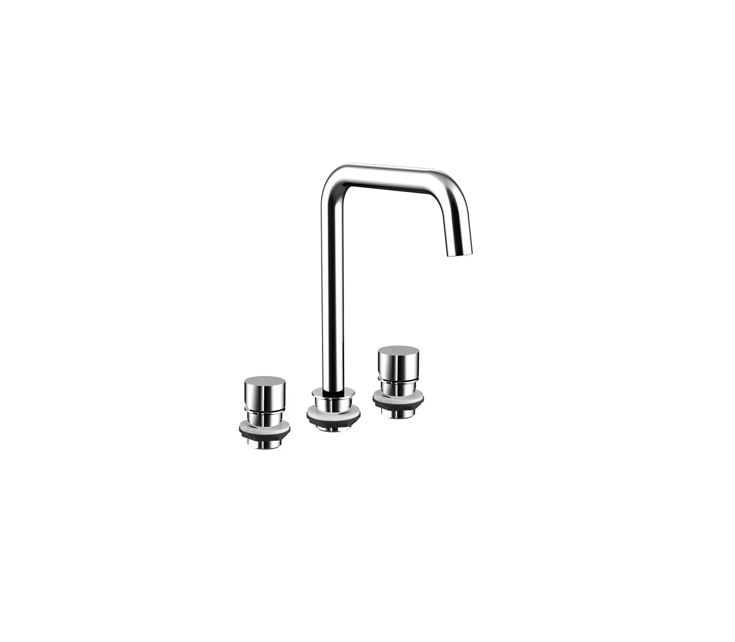 Waschtischarmatur evo, 3-Loch, chrom Waschtischarmatur evo, 3-Loch, chrom