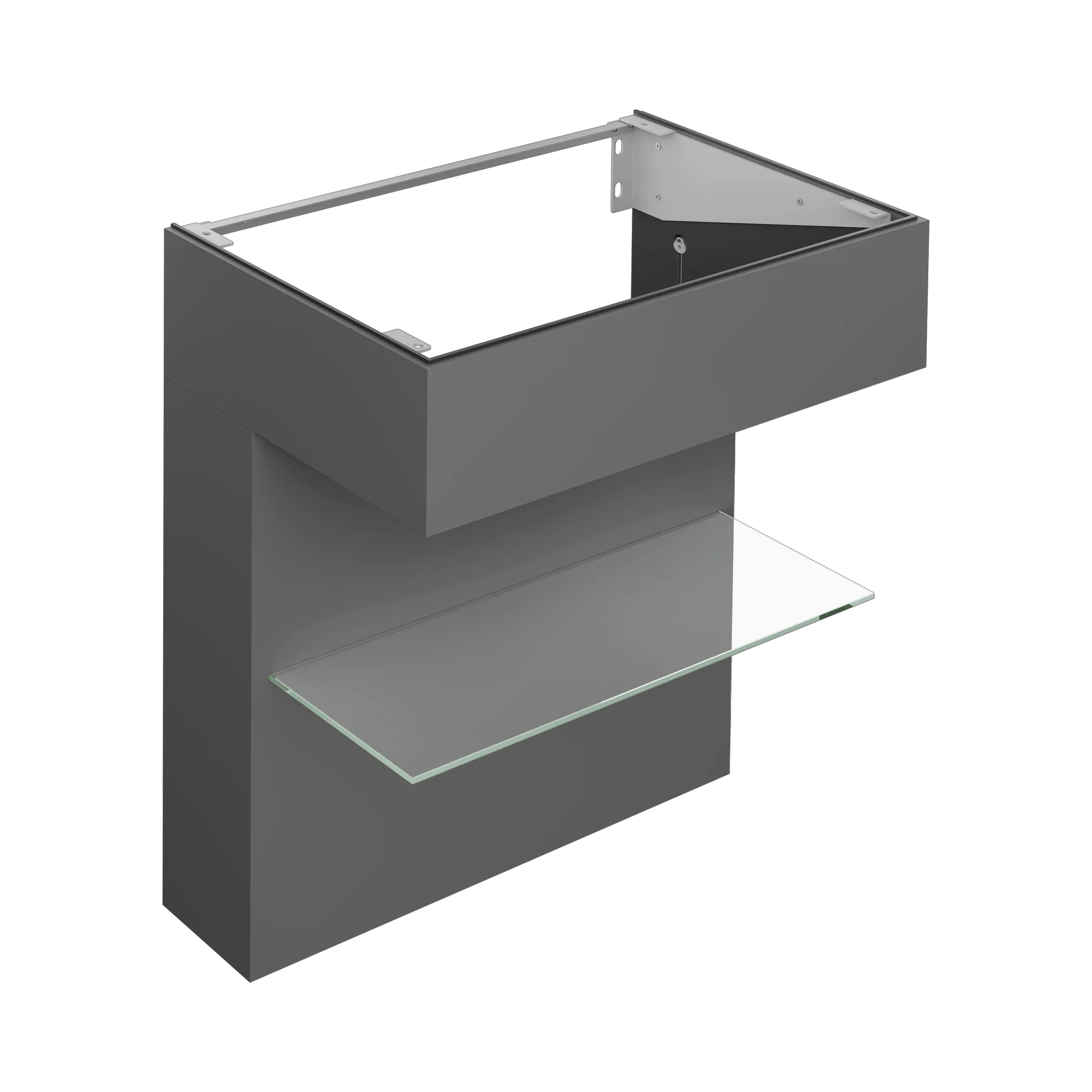 KEUCO EDITION 11 ART Waschtischunterbau m. Glasablage und Beleuchtung 800x870x490 smoke KEUCO EDITION 11 ART Waschtischunterbau m. Glasablage und Beleuchtung 800x870x490 smoke