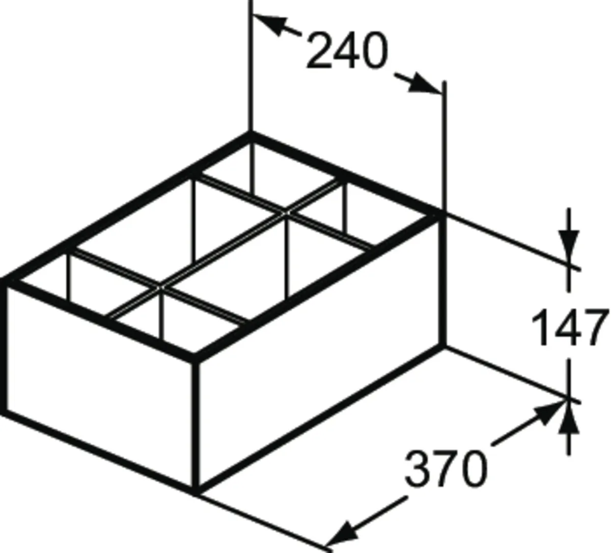 Ideal Standard Ablegekästchen/-schale „Conca“ Ideal Standard Ablegekästchen/-schale „Conca“
