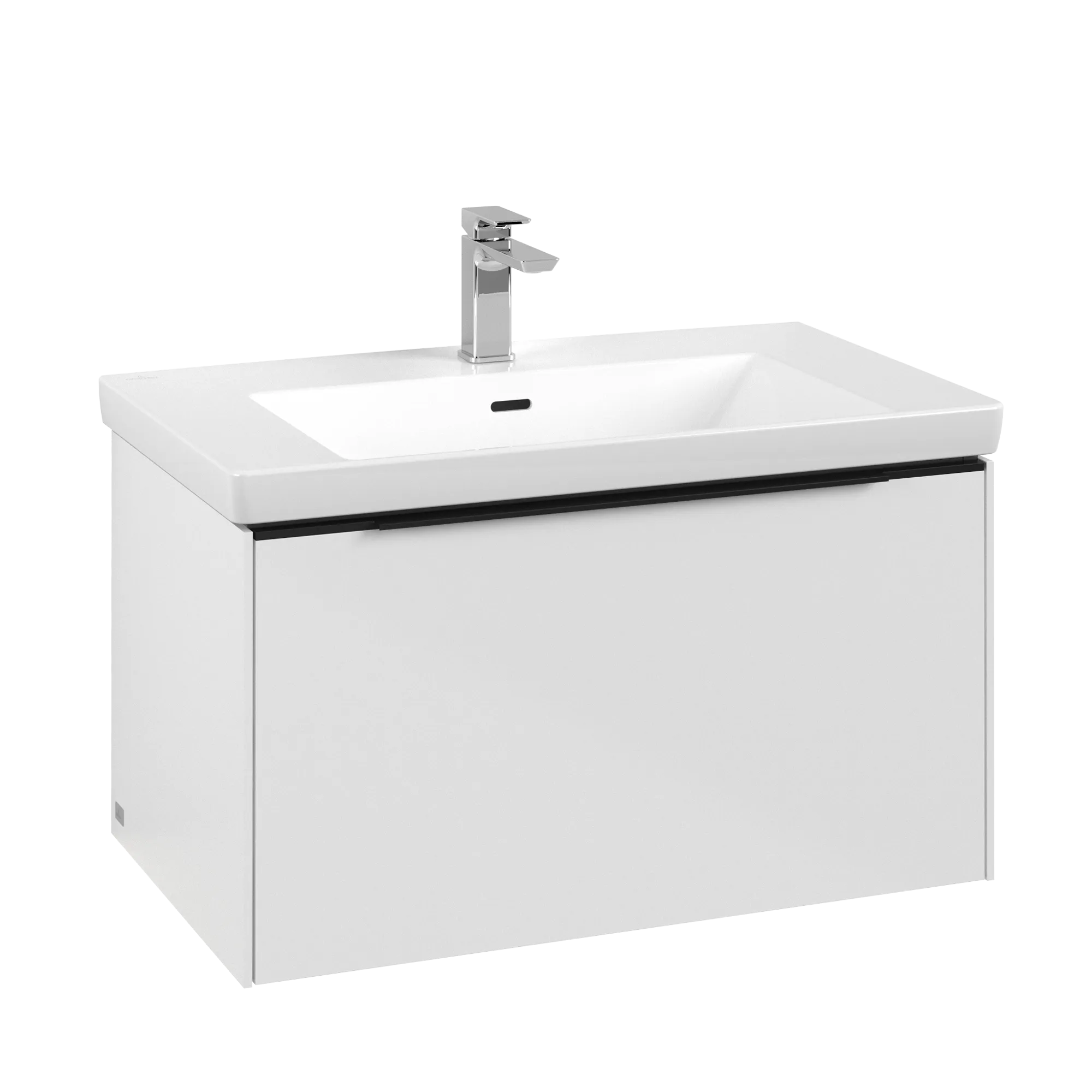 Villeroy & Boch Waschtischunterschrank „Subway 3.0“ für Schrankwaschtisch 772 × 429 × 478 mm Brilliant White, für Becken mittig