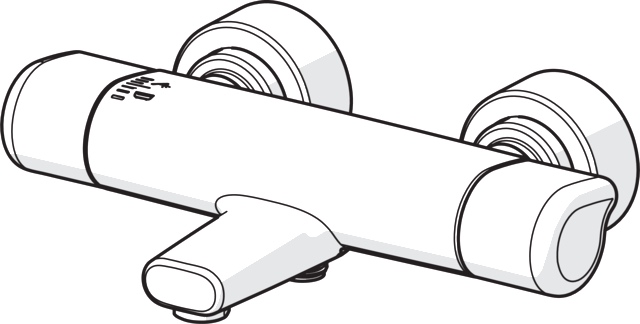 HansaCARE Wannen- und Brausearmatur HansaCARE 0871 Ausladung 168 mm Chrom HansaCARE Wannen- und Brausearmatur HansaCARE 0871 Ausladung 168 mm Chrom