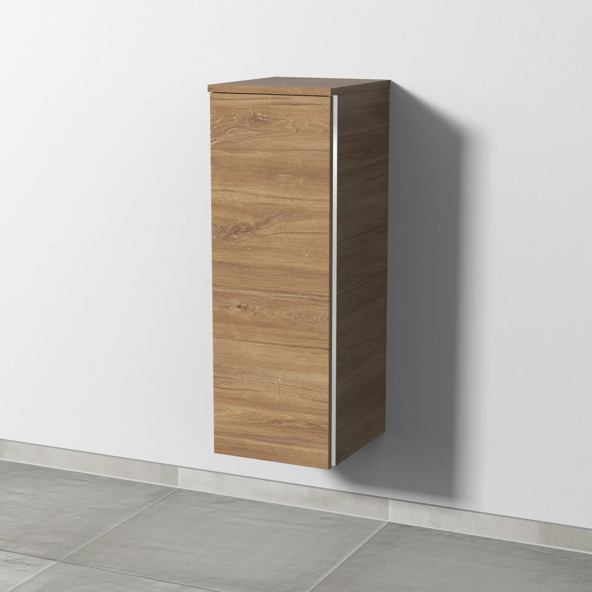 Sanipa Mittelschrank „3way“ 300 × 850 × 345 mm Anschlag links, in Eiche Kansas, Anschlag links