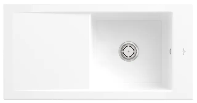 Villeroy & Boch Einbau-Küchenspülbecken „Timeline“ 60 1000 × 510 × 220 mm in Snow White