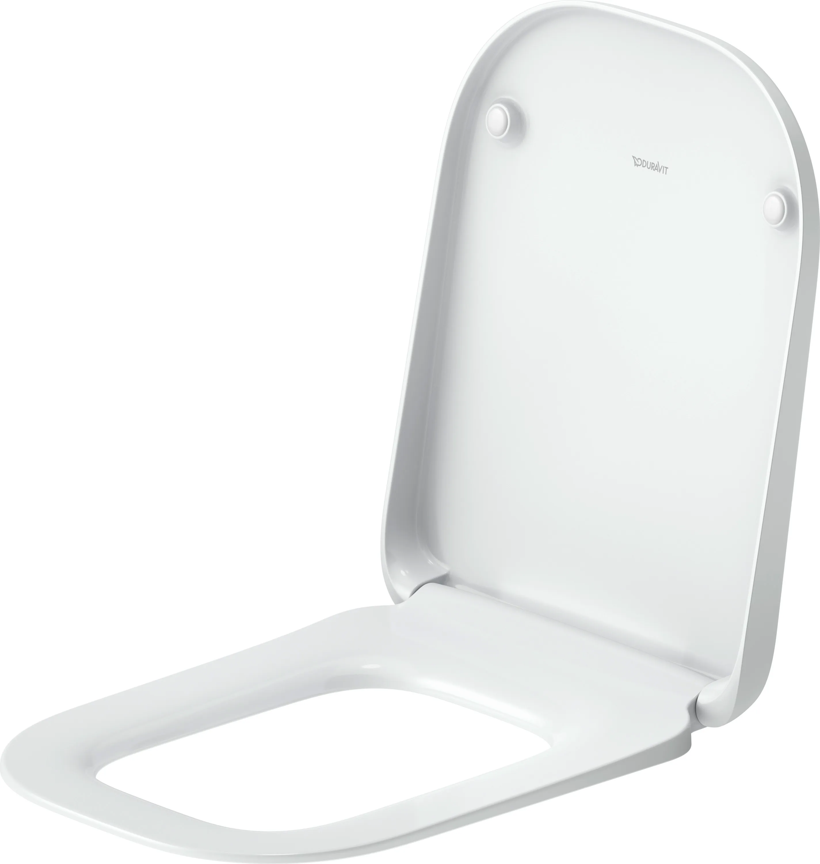 Duravit Univ. WC-Sitz Eckig Tief 448mm Ülap., Weiß