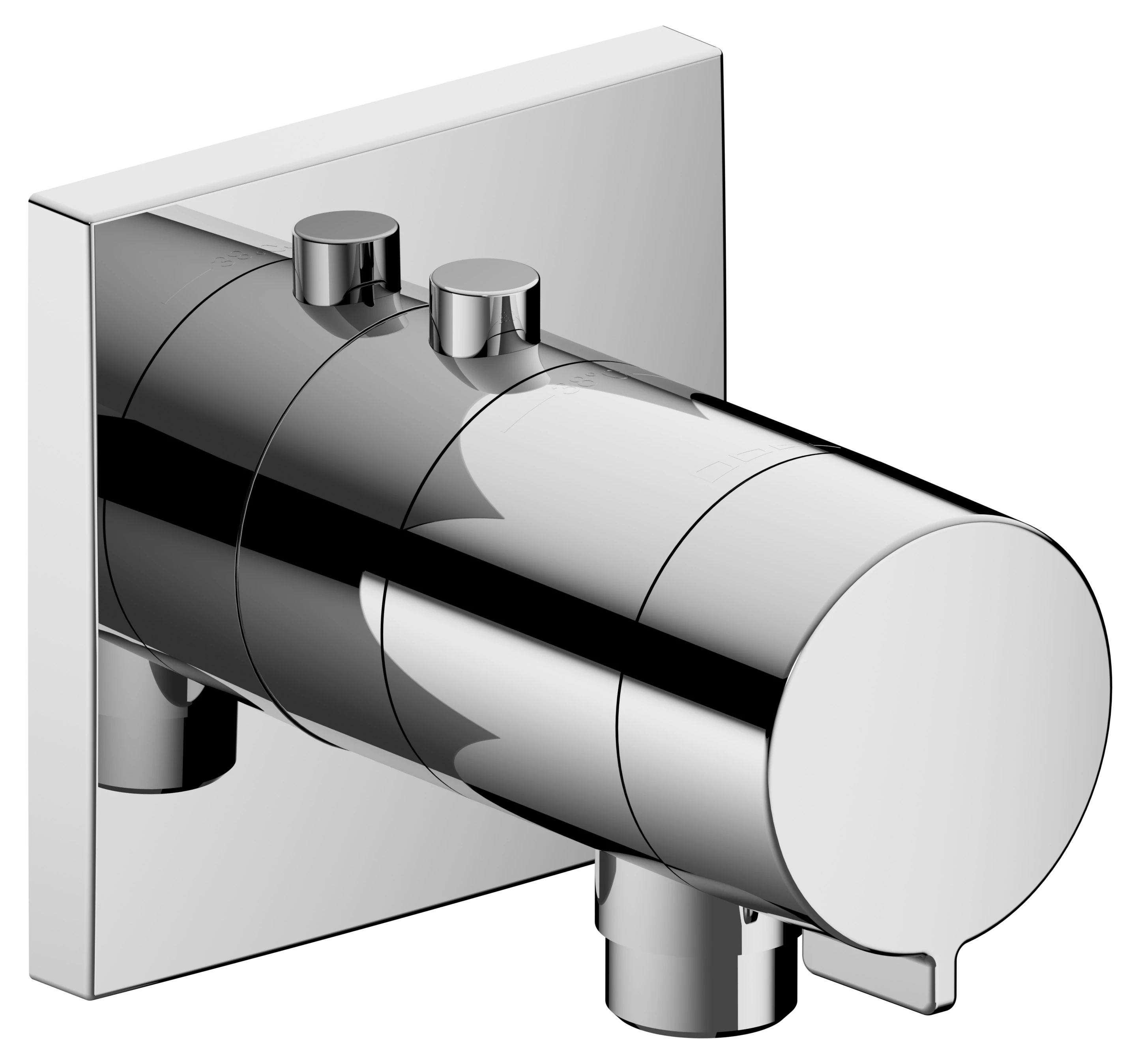 IXMO 59554010002 IXMO_solo Thermostat mit Schlauchanschluß eckig verchromt IXMO 59554010002 IXMO_solo Thermostat mit Schlauchanschluß eckig verchromt