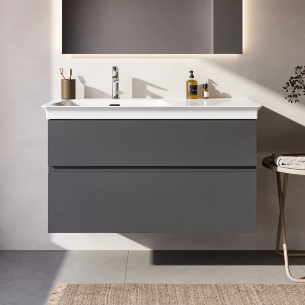 Ideal Standard Möbelwaschtischunterschrank Finesse 1000x505x550mm Anthrazit matt Ideal Standard Möbelwaschtischunterschrank Finesse 1000x505x550mm Anthrazit matt