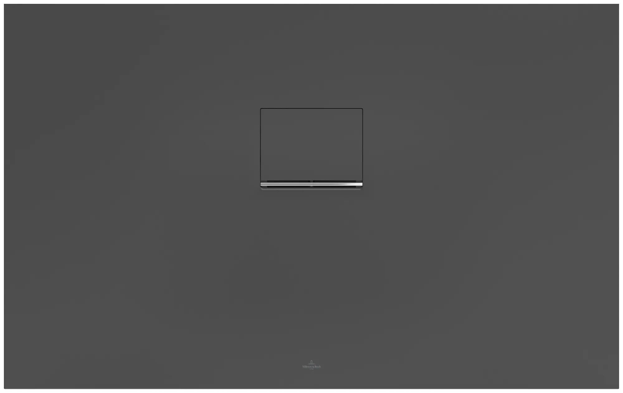 Villeroy & Boch rechteck Duschwanne „Squaro Infinity“ lange Seite geschnitten an der Wand 120 × 75 cm ohne Oberflächenbeschichtung, in Anthracite Villeroy & Boch rechteck Duschwanne „Squaro Infinity“ lange Seite geschnitten an der Wand 120 × 75 cm ohne Oberflächenbeschichtung, in Anthracite