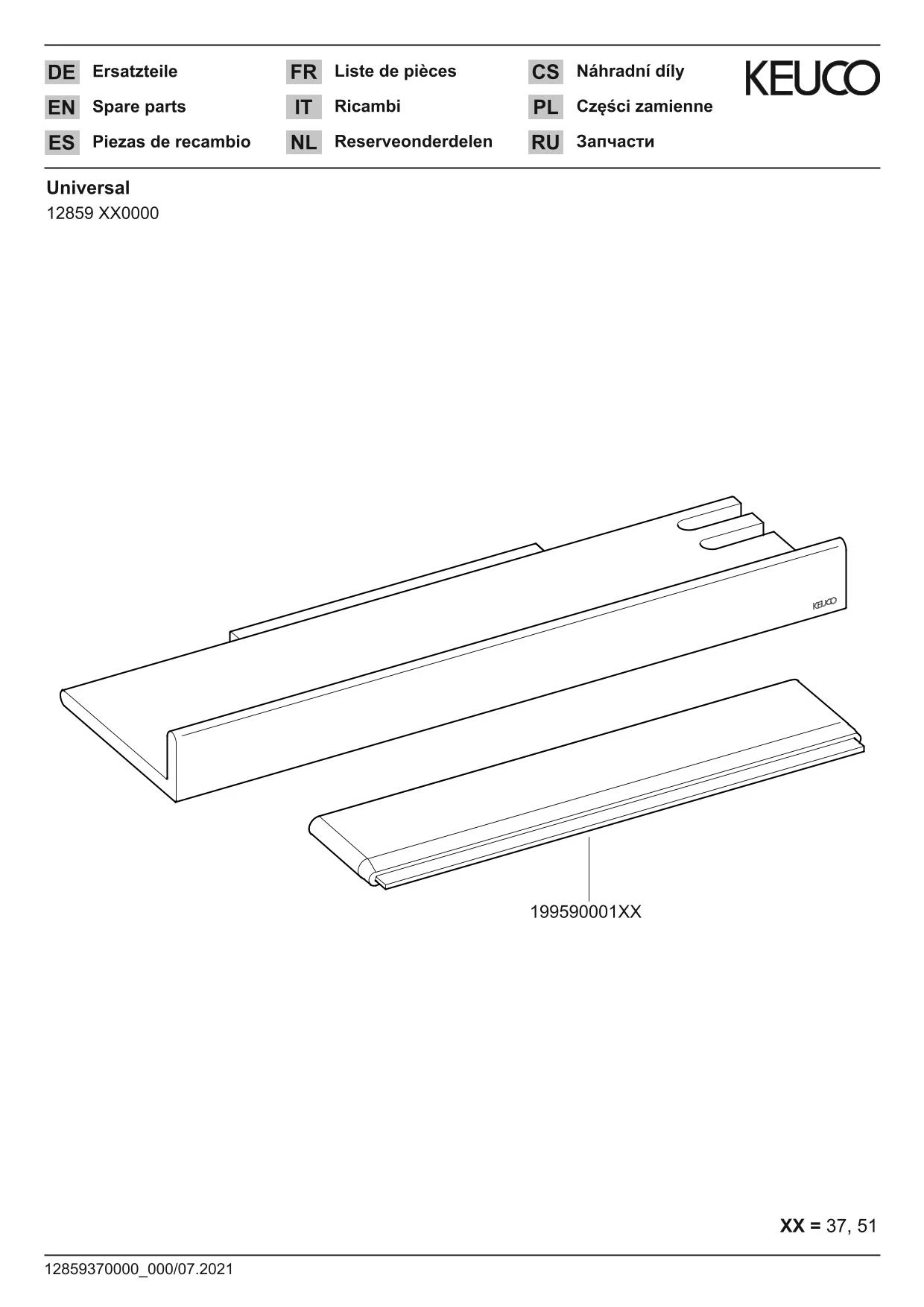 REVA 12859370000 Duschablage mit integriertem Glasabzieher schwarz