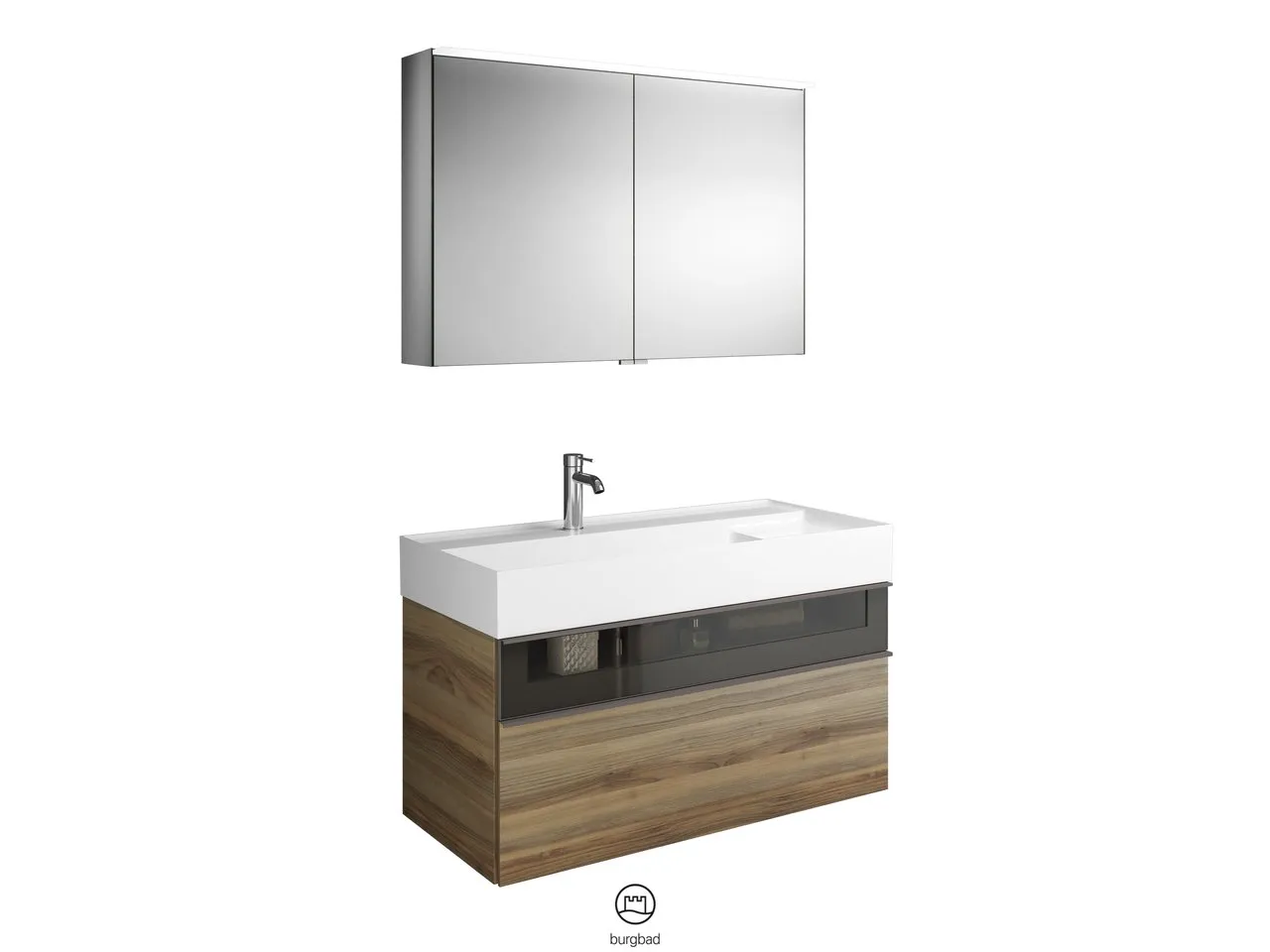burgbad Yumo PG1 Badmöbelset (SFKZ102), Breite 1015 mm burgbad Yumo PG1 Badmöbelset (SFKZ102), Breite 1015 mm