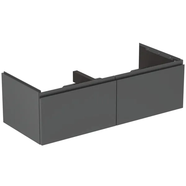 Ideal Standard Möbeldoppel-Waschtischunterschrank Finesse 1200x505x370mm Anthrazit matt
