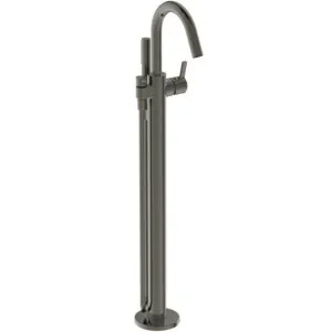 freistehende Badewannenarmatur Joy mit Stick-Handbrause Ausladung 190mm Brushed Gold freistehende Badewannenarmatur Joy mit Stick-Handbrause Ausladung 190mm Brushed Gold