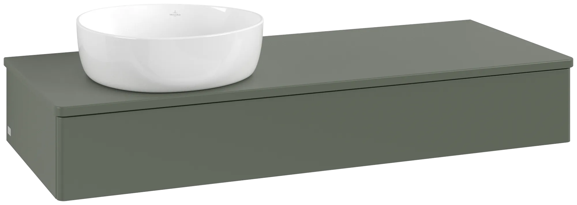 Villeroy & Boch Antao Waschbeckenunterschrank L11_1, 1200x190x500 mm, Leaf Green Matt Lacquer