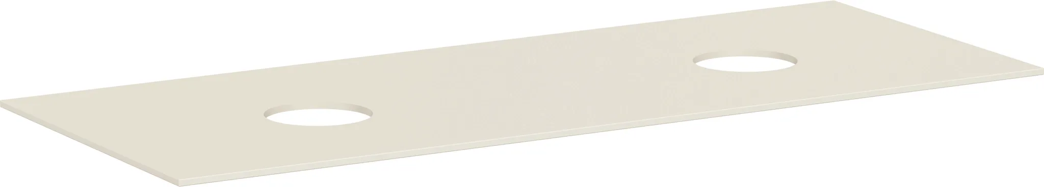 Hansgrohe Xevolos E Konsole Sandbeige Matt, 1370x550 mm, 2 mittige Beckenausschnitte ohne Hahnloch Hansgrohe Xevolos E Konsole Sandbeige Matt, 1370x550 mm, 2 mittige Beckenausschnitte ohne Hahnloch