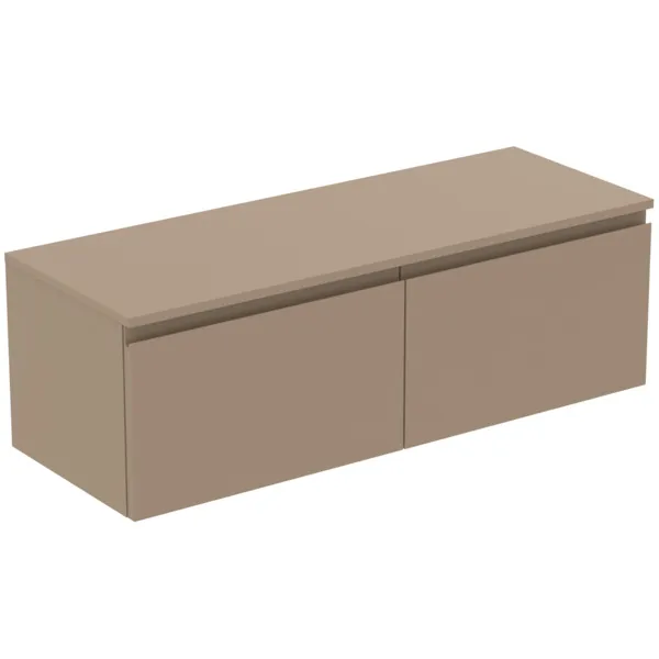Ideal Standard Waschtischunterschrank „Finesse“ 120,2 × 38,8 × 44 cm Greige matt Ideal Standard Waschtischunterschrank „Finesse“ 120,2 × 38,8 × 44 cm Greige matt