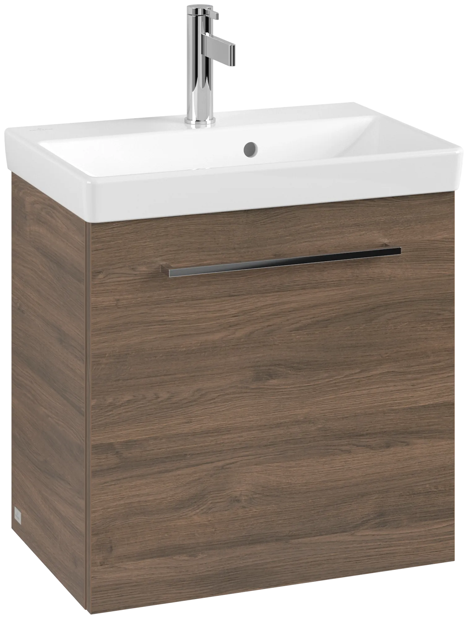 Villeroy & Boch Waschbeckenunterschrank Avento Arizona Oak, 530x514x352mm, 1 Tür, SoftClosing, Wandmontage