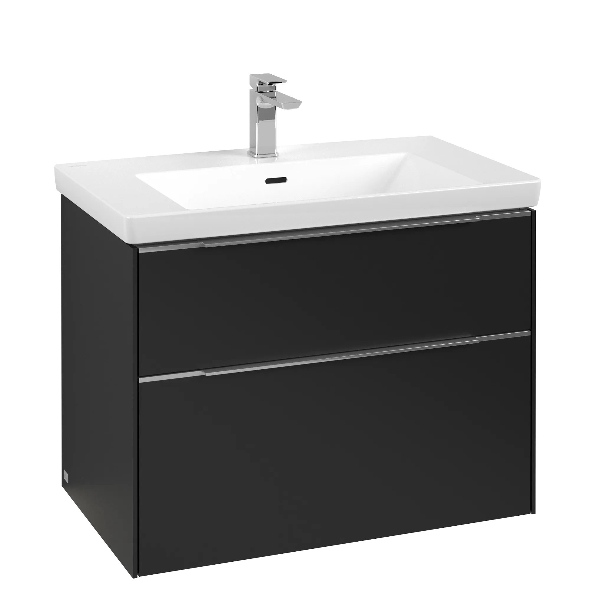 Villeroy & Boch Subway 3.0 Waschbeckenunterschrank C574L0, 772 x 576 x 478 mm, Volcano Black