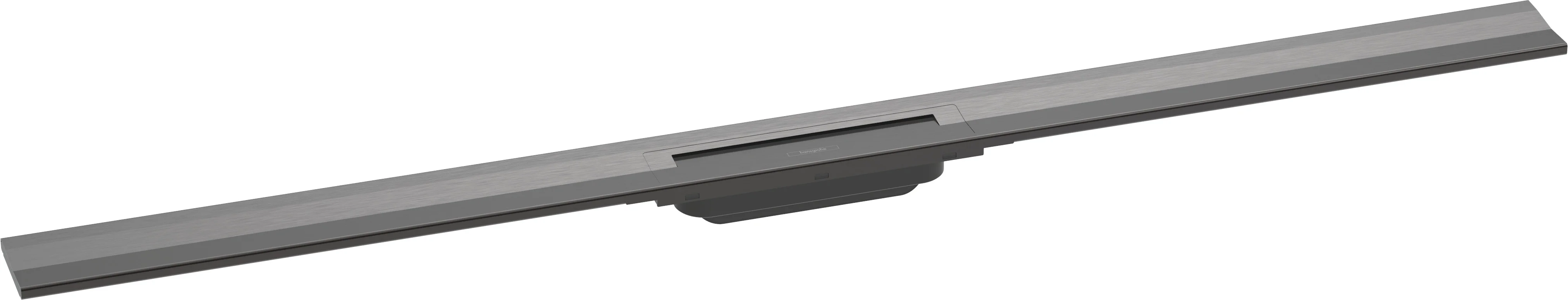 Hansgrohe RainDrain Flex Duschrinne 1200 mm, wandangebunden, Brushed Black Chrome, höhenverstellbar um 10 mm, bis zu 60 l/min Ablaufleistung Hansgrohe RainDrain Flex Duschrinne 1200 mm, wandangebunden, Brushed Black Chrome, höhenverstellbar um 10 mm, bis zu 60 l/min Ablaufleistung