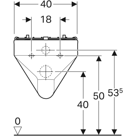 Publica Ausguss mit Klapprost: B=40cm, H=37cm, T=49cm Publica Ausguss mit Klapprost: B=40cm, H=37cm, T=49cm