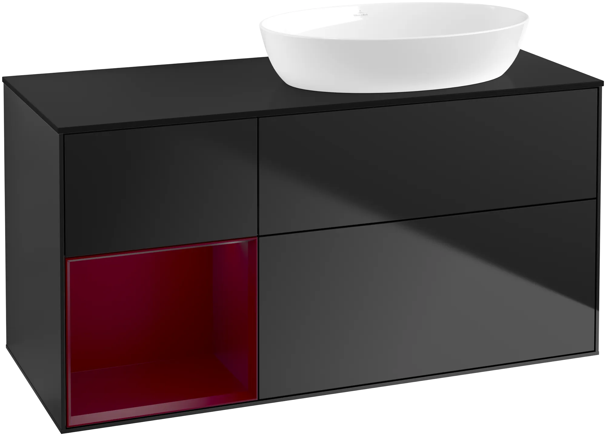 Villeroy & Boch Finion Waschbeckenunterschrank GA4 1200x603x501mm mit Beleuchtung