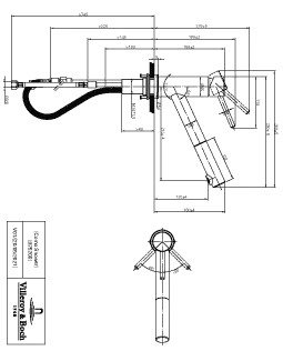 Villeroy & Boch Küchenarmatur „Como Shower“ Ausladung 212 mm Villeroy & Boch Küchenarmatur „Como Shower“ Ausladung 212 mm