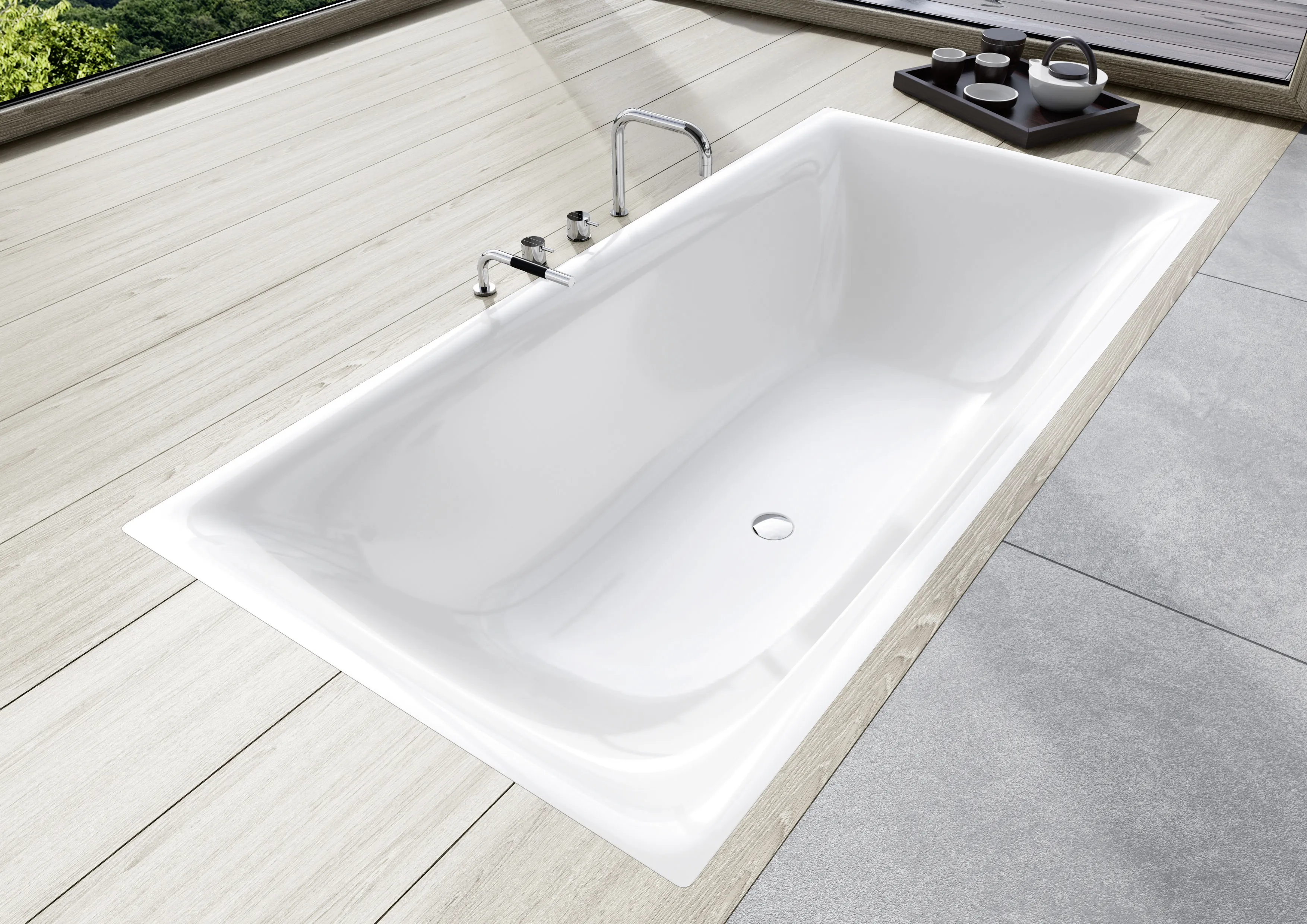Kaldewei Badewanne „Silenio“ rechteck 170 × 75 cm weiß mit Perleffekt SONDERANGEBOT ABVERKAUF Kaldewei Badewanne „Silenio“ rechteck 170 × 75 cm weiß mit Perleffekt SONDERANGEBOT ABVERKAUF